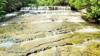 One Minute Relaxing Au Train Falls, Near Pictured Rocks National Lakeshore
