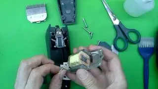 Разобрать и почистить машинку для стрижки волос Oster 616 clean hair clipper