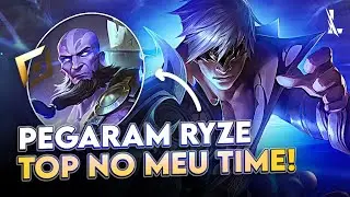 RYZE TOP FUNCIONA? PEGARAM NO MEU TIME DO INHOUSE E DEU NISSO… | LoL Wild Rift