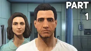 Fallout 4 - Part 1 - VAULT 111 - Walkthrough Playthrough Gameplay No commentary