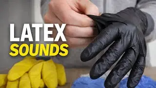 ASMR Putting On & Removing Latex Gloves 🧤