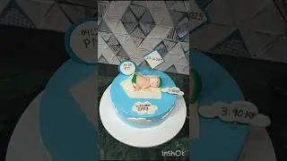 welcome baby cake | Baby Shower Cake Idea 💙 #shorts #cake #babycake #newborn #trending #shorts
