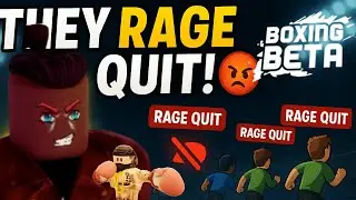 🥊 They All RAGE QUIT When I Entered the Ring  Boxing Beta 🥇 Roblox