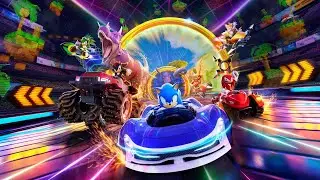 Getting hoed in Sonic Racing Crossworlds ...