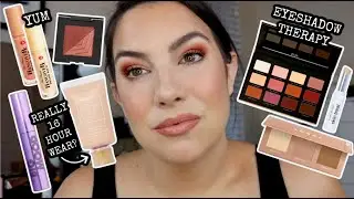 NEW MAKEUP - GET READY WITH ME... Drugstore, High-End + Wear Test!