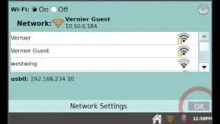 Connecting to a WiFi Network with LabQuest 2