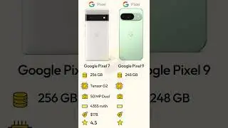 Google Pixel 7 Vs New Pixel 9 Specs comparison