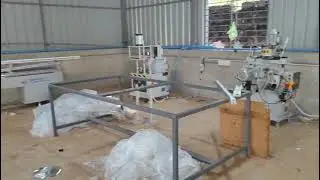 Upvc windowsanddoors manufacturering Machinery.  #windowsmachineryinbangaluru. #glormax.  7227022858