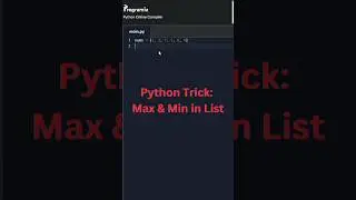 Python MAX and MIN in Lists Made EASY