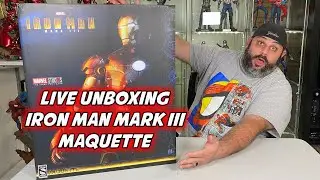 Iron Man Mark III Sideshow Maquette Unboxing