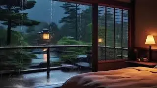 Peaceful Rain and Piano Music | Fall Asleep Fast, Reduce Stress & Anxiety