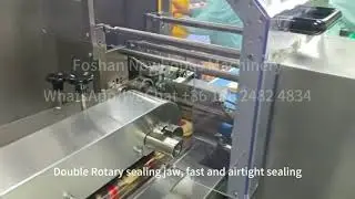 High-Speed 300ppm Flow Wrapper with Integrated Biscuit Feeder