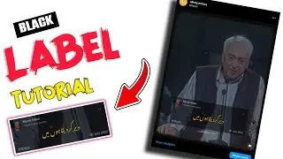 Black Label Post Tutorial [ Poetry Black Label Kese Banate Hain ]