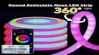 2m DC 5V 360 Degree Round Reticulate RGB Neon LED Strip Lights