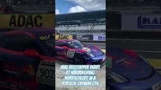 Max Verstappen debut at N&uuml;rburgring Nordschleife in a Porsche Cayman GT4 #maxverstappen #n&uuml;rburgring