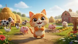 Happy Farm Morning Song for Kids | Fun Farm & Animal Nursery Rhymes 🌾🐄🎶
