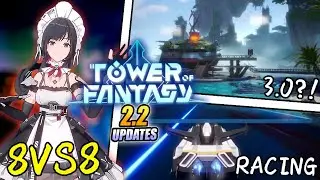 8 VS 8 Mode / 4 Player Bygone / Racing / Apartment System! Tower Of Fantasy is DESTROYING IT!