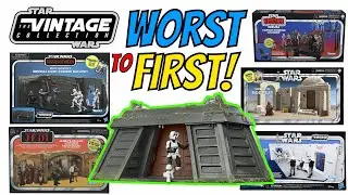 Рейтинг всех игровых наборов Star Wars из коллекции Vintage Collection от худшего к лучшему.