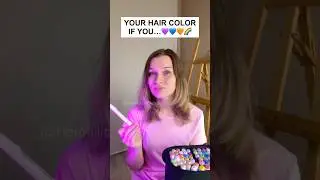 Your Hair Color if You&hellip; 🎨✨ #art #drawing #aesthetic