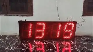 COSYCOM Time and Temperature LED Clock with GPS Antenna with -20 degree Accuracy www.ledclocks.in