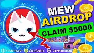 MEW (MEW) AIRDROP $5000 | New Meme Coin Changing the Game