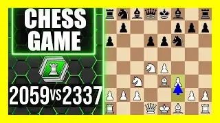 Sicilian Defense: Scheveningen Variation, English Attack, with f3, Powerful Chess Game,