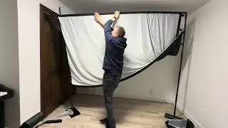 120 inch Portable Projector Screen from Amazon | Review