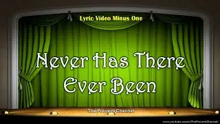 Never Has There Ever Been - Video Lyrics Minus One (Christian / Gospel / Church Song)