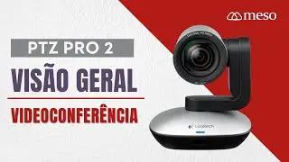 Visão Geral da Câmera PTZ Pro 2  da Logitech.