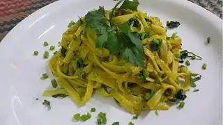 Resepi Fettuccine Green Fusion by Anggun Chef