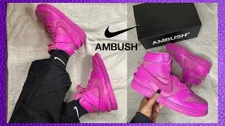 AMBUSH X NIKE Dunk High Cosmic Fuschia | On Foot Review + How I style