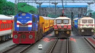 LHB TEJAS COUPLING LHB SHATABDI COACH |BUMPY RAILROAD | Train Simulator | Railworks |NTG GAMING