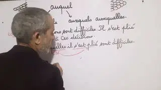 Pronoms relatifs : auquel- laquelle- auxquels-,auxquelles.