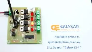 Cebek LS-4 (CLS04) - 12Vdc 4-Channel Sequential LED Strip Light Controller Module
