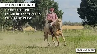 ✅🐴 INTRODUCCIÓN A CAMBIOS DE PIE E INICIO DE VUELTAS SOBRE LAS PATAS - Segunda parte ✅🐴