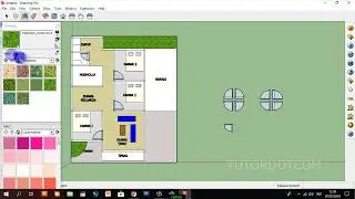 Sketchup - TUTORIAL SKETCHUP PEMULA (PART1), MEMBUAT RUMAH SEDERHANA (DENAH)