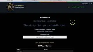 GOLDREWARD UPDATE - ICO ROUND 3