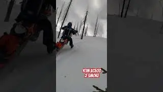 Favourite clip of the year Fresh built 2023 BRC500 snowbike