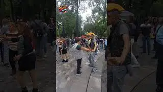 baile en Alameda Central CDMX fuente Venus #baile