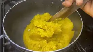 How to make yellow eba with white garri/ Home made recipe/ very simple and easy way to make.