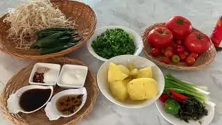 Canh chua t&ocirc;m, C&aacute; l&oacute;c kho tộ ( Sweet and Sour Fish Soup with Braised Fish in Clay Pot ) 