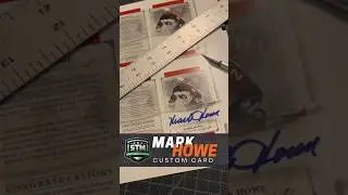 Meeting Mark Howe and getting my custom card signed! #autographs #autographcollector #sportscards