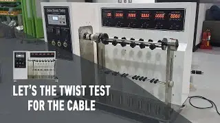 Cable Twist Test Machine Testing Drive