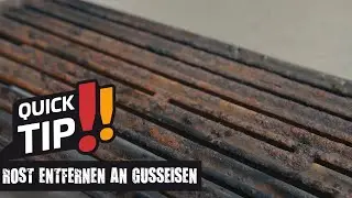Rost entfernen und Pflege von Gusseisen (Rosten und Platten) | Grillf&uuml;rst Quick Tips