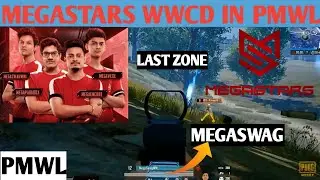 MEGASTARS Win Chicken Dinner in pmwl | Megastars op | PUBG MOBILE World League 2020