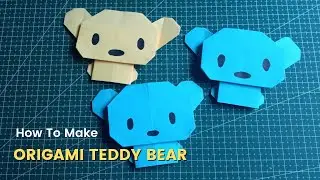 DIY Origami Teddy Bear, Origami Beruang Teddy