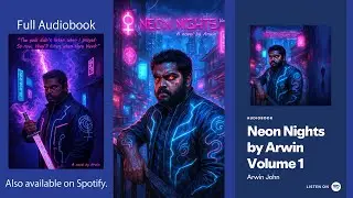 Neon Nights Volume 1 &mdash; A Dark Cyberpunk Audiobook of Grief, Gods & Revenge by Arwin (Full Audiobook)