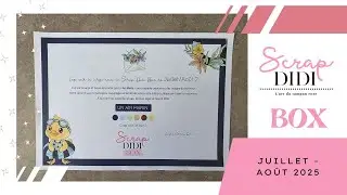 😍 Une belle surprise dans la Scrap Didi box juillet/ao&ucirc;t 2025 🩷 Je ne m&rsquo;y attendais pas !