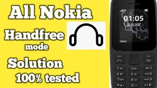 Nokia 105 TA1010 handfree mode problem 100% solution/All Nokia Handfree mode solution