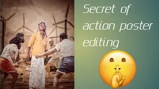 Action film poster photo editing II PS touch Realistic Manipulation
